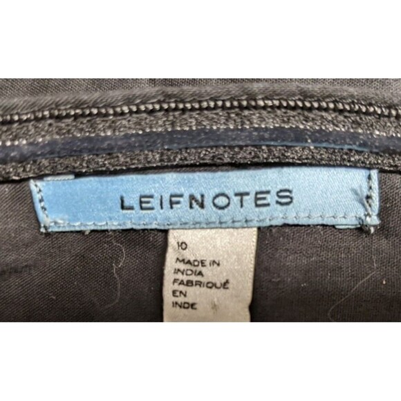 Anthropologie Leifnotes Black/White "Cherie" Chevron Strapless Party Dress SZ 10 - Picture 11 of 11